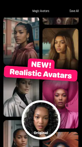 Lensa: photo editor & AI art screenshot