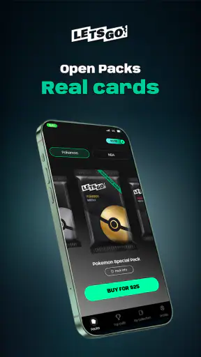 LETSGO: Rip Packs, Real Cards screenshot