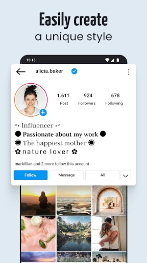 Letter Fonts - Stylish Text screenshot