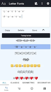 Letter Fonts - Stylish Text screenshot