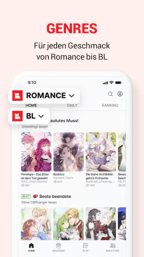 LEZHIN DE screenshot