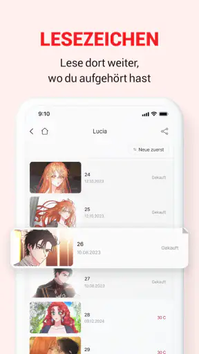 LEZHIN DE screenshot