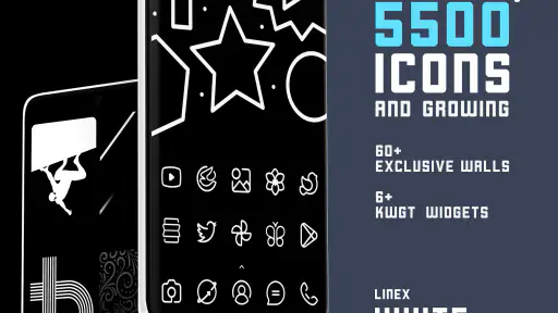 LineX White Icon Pack screenshot