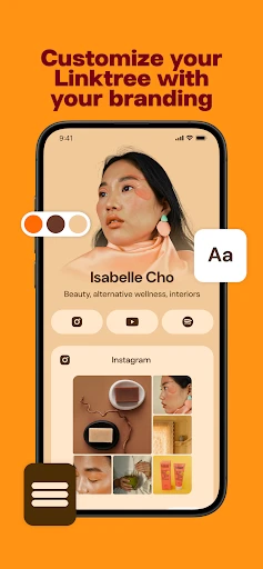 Linktree: Link in bio creator screenshot