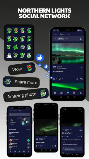 Lumyros: Aurora App & Social screenshot