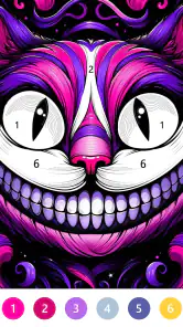 Macabre Color Paint By Number screenshot