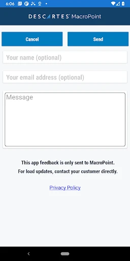 MacroPoint for Truckers screenshot