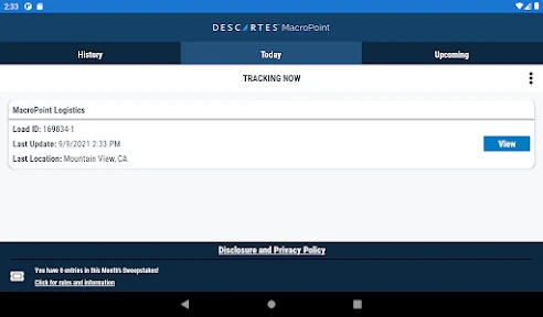 MacroPoint for Truckers screenshot