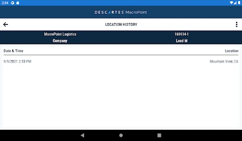 MacroPoint for Truckers screenshot