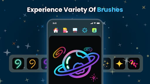 Magic Doodle: Glow Art Drawing screenshot
