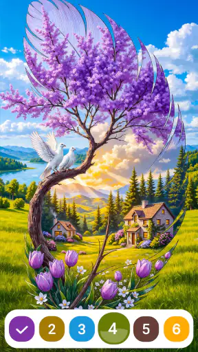Magic Fantasy Paint by Numbers screenshot