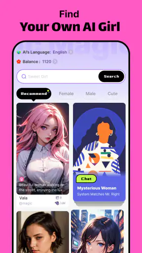 Magic: Fantasy Roleplay Chat screenshot
