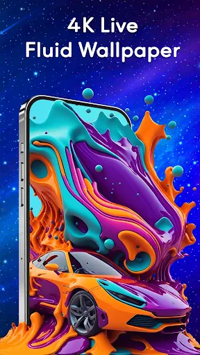 Magic Fluid: Live Wallpaper 4D screenshot
