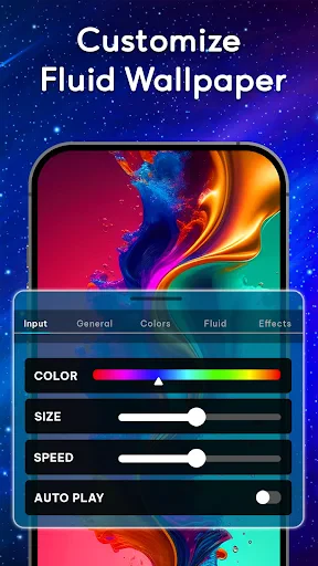 Magic Fluid: Live Wallpaper 4D screenshot