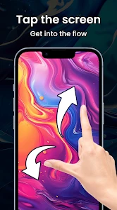 Magic Fluid Live Wallpapers 5D screenshot