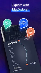 MapXplorer: Navigation, Radar screenshot