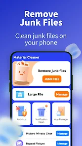 Material Cleaner & Manager screenshot
