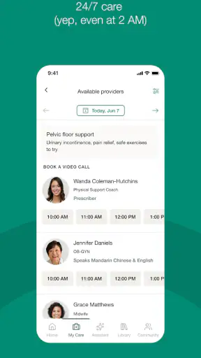 Maven Clinic screenshot