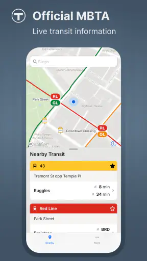 MBTA Go — Official screenshot