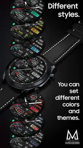 MD338 Hybrid watch face screenshot