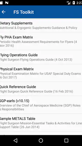 Med Standards screenshot