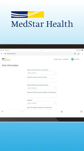 MedStar eVisit – Telehealth screenshot