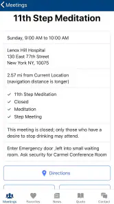 Meeting Guide screenshot