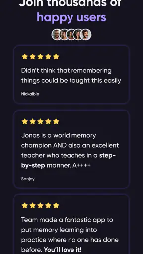 memoryOS: Improve Your Memory screenshot