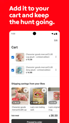 Mercari Japan: Anime Shopping screenshot