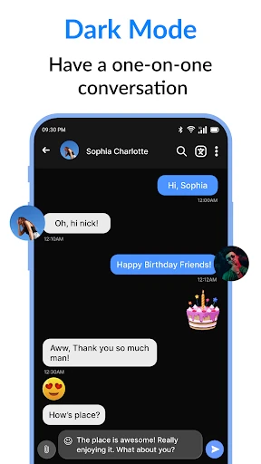 Messages : SMS & Private Chat screenshot