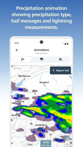MeteoSwiss screenshot