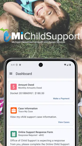 MiChildSupport screenshot