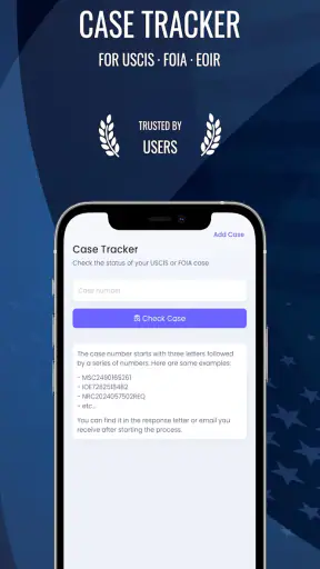 MigraConnect Case Tracker screenshot