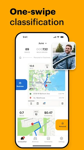 Mileage Tracker & Log - MileIQ screenshot