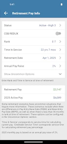 Military Retirement screenshot