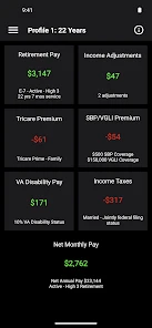 Military Retirement screenshot