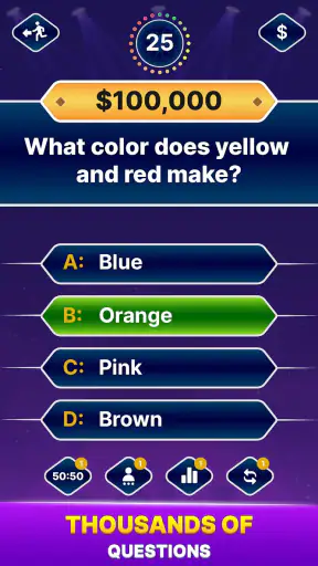 Millionaire Quiz: Trivia Games screenshot
