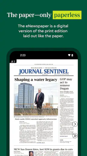 Milwaukee Journal Sentinel screenshot