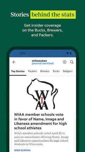 Milwaukee Journal Sentinel screenshot