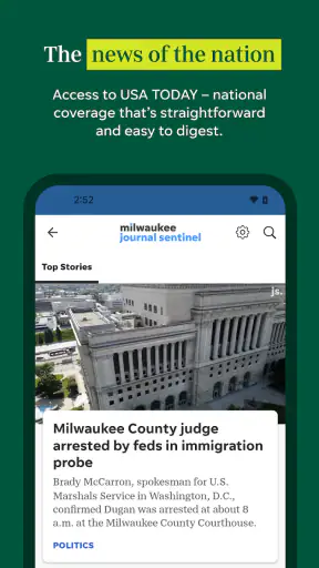 Milwaukee Journal Sentinel screenshot