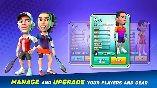 Mini Tennis: Perfect Smash screenshot