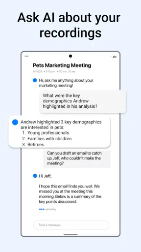 Minutes: AI Meeting Note Taker screenshot