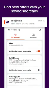 mobile.de - car market screenshot