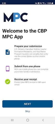 Mobile Passport Control screenshot