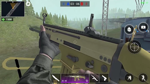 Modern Gun: Shooting War Games screenshot
