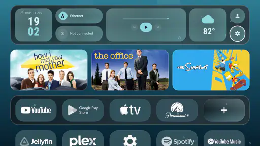Monet Launcher - Android TV screenshot