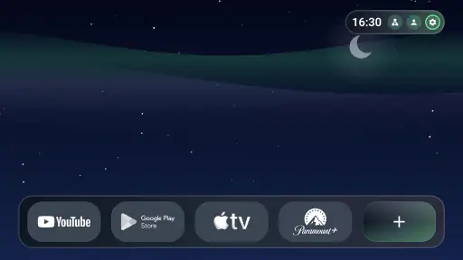 Monet Launcher - Android TV screenshot