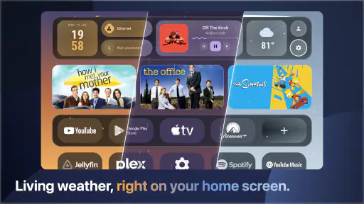Monet Launcher - Android TV screenshot