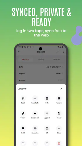 Money Eco: Budget / Expense screenshot