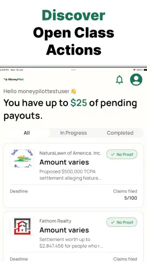 MoneyPilot : Class Action screenshot
